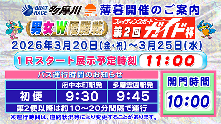 男女W優勝戦第2回ファイティングボードガイド杯
